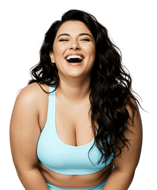 Woman smiling